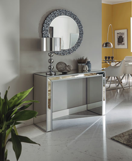 MIRRORED CONSOLE 111 X 37.5 X 75H